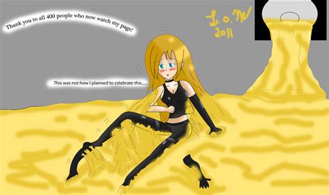 Deviantart Girl Stuck Glue