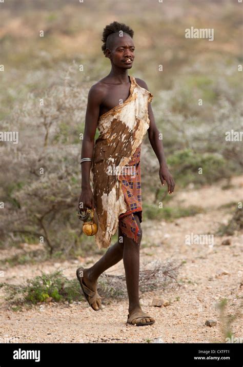 Hamar Tribe Boy At Bull Jumping Ceremony Turmi Omo Valley Ethiopia