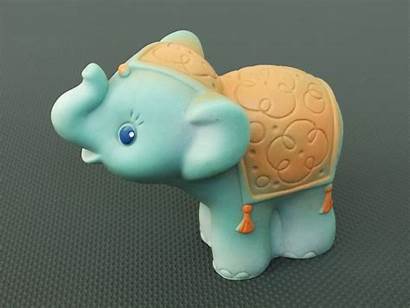 Toys Rubber Elephant Toy Squeaky Antique Pet