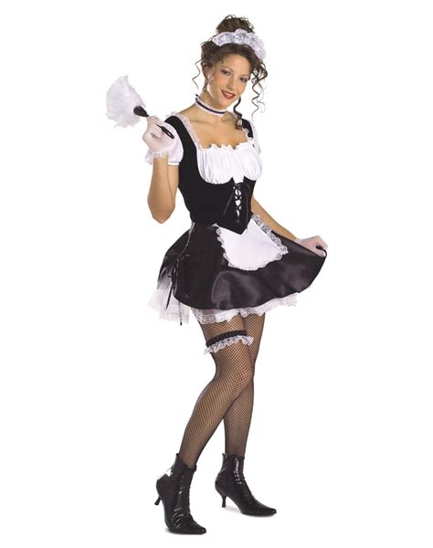French Maid Black And White Costume