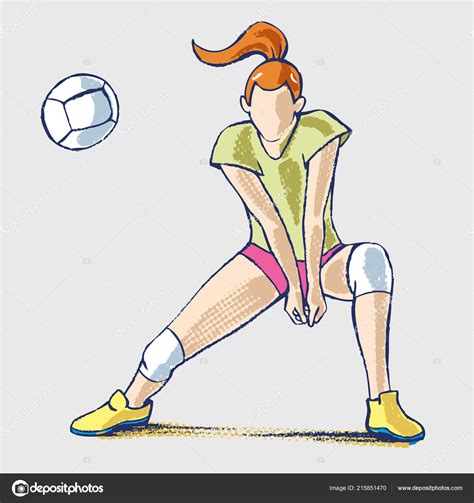 Las reglas del voleibol pueden ser un poco complejas en cuanto a sus posiciones y rotaciones, por lo que intentaré aclararlas de la forma más simple posible. Atleta Jugador Voleibol Dibujo Mano Ilustración Jugador ...