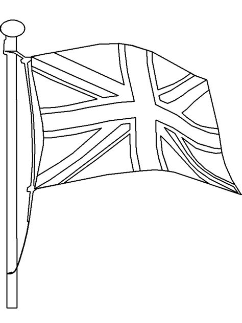 Flag Of England Coloring Page - Coloring Home