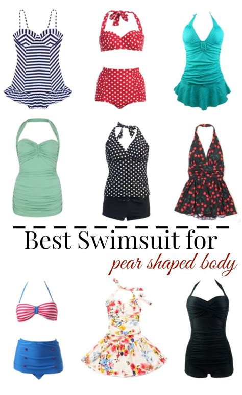 How To Find The Best Swimsuit For Pear Shaped Body Pear Body Shape