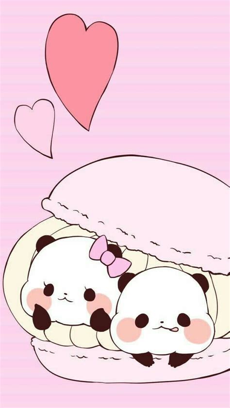Kawaii Cute Anime Panda Wallpapers Wallpaper Cave