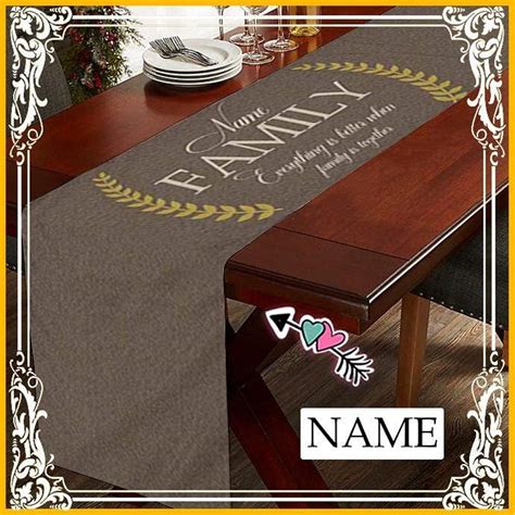 Custom Table Runner Customized Personalized Holiday Ts Etsy