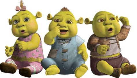 Check Out This Transparent Shrek Baby Ogres Triplets Png Image Em 2020