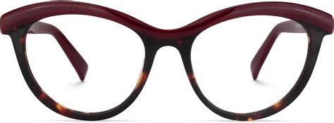 zeelool women s oversized browline cat eye glasses frame with clear lens sean fp0124 04 red