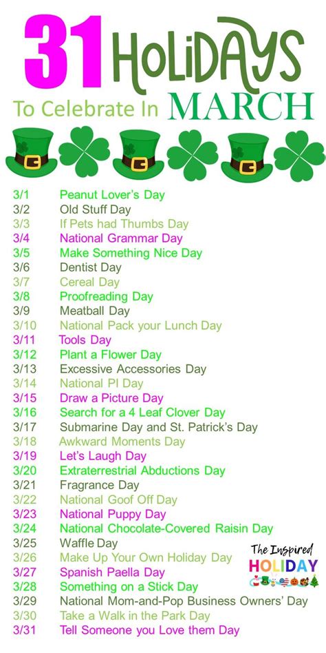 Wacky March Holidays In 2021 Silly Holidays Wacky Holidays March