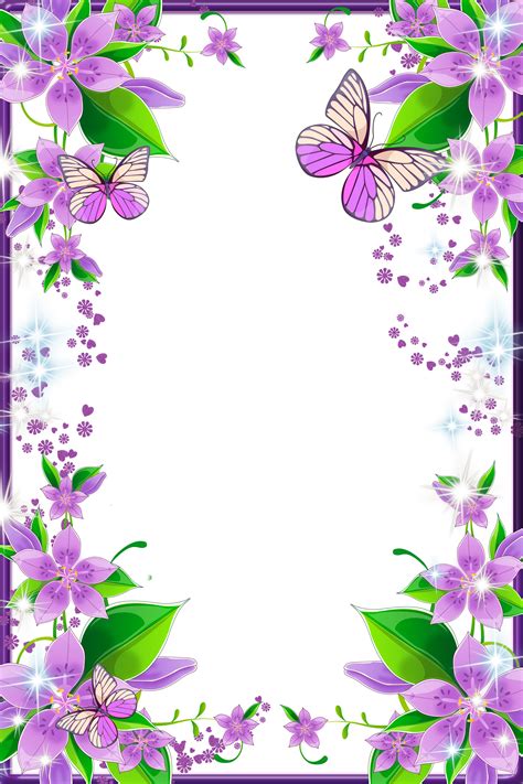 Butterflies Clipart Picture Frame Butterflies Picture Frame