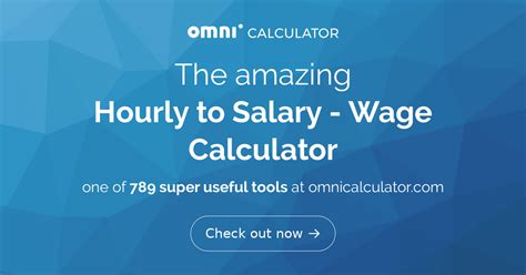 Hourly to Salary - What Is My Annual Income? - Omni Calculator