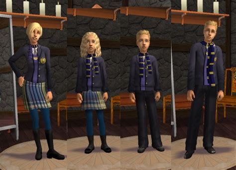 Decats Sims 2 Creations Winter School Uniforms