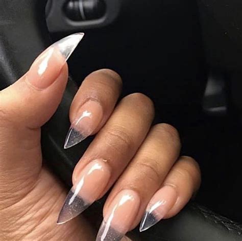 Pin By Danielle Renee On Claws Clear Acrylic Nails Glass Nails