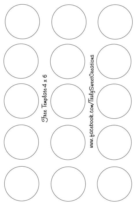 Free 1 Inch Bottle Cap Template - Card Template