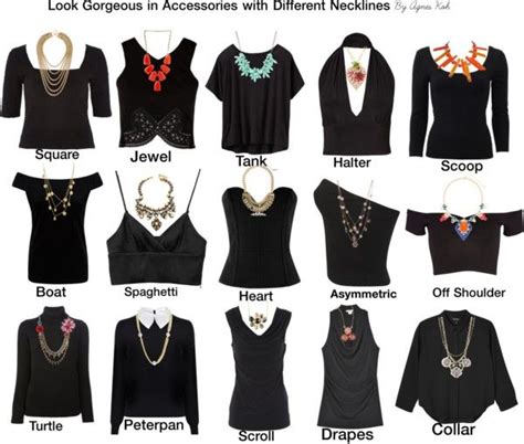 How To Match Necklaces With Different Necklines Fashion Fashion Jewerly Necklace For Neckline
