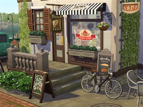 The Sims Resource Sims 4 Village Cafe No Cc