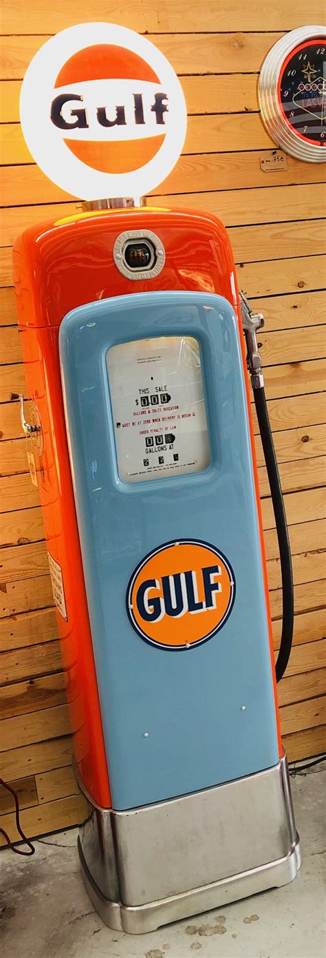 Gulf Vintage Gas Pump Martin And Swartz Stefvintagestore