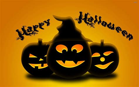 Download Happy Halloween Black Pumpkin Picture