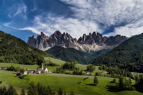 Fotos Alpen Italien South Tyrol Val Di Funes Berg Natur Himmel