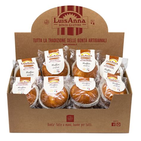 Box Muffin Classico LuisAnna Pasticceria Senza Glutine Gluten Free