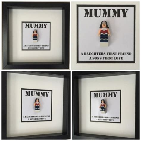 Mummy Daughter Son Quote Minifigure Frame Mum Gift Geek Box Friends Idea Birthday For