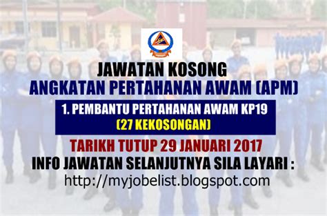 Maybe you would like to learn more about one of these? Jawatan Kosong di Angkatan Pertahanan Awam (APM) Pada 29 ...