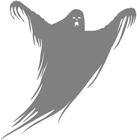 Ghost Silhouette Free Vector Silhouettes
