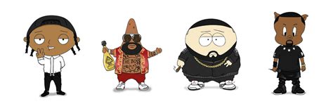 Hd wallpapers and background images. Popular rappers as cartoon characters | R. ONE CREATIVE ...