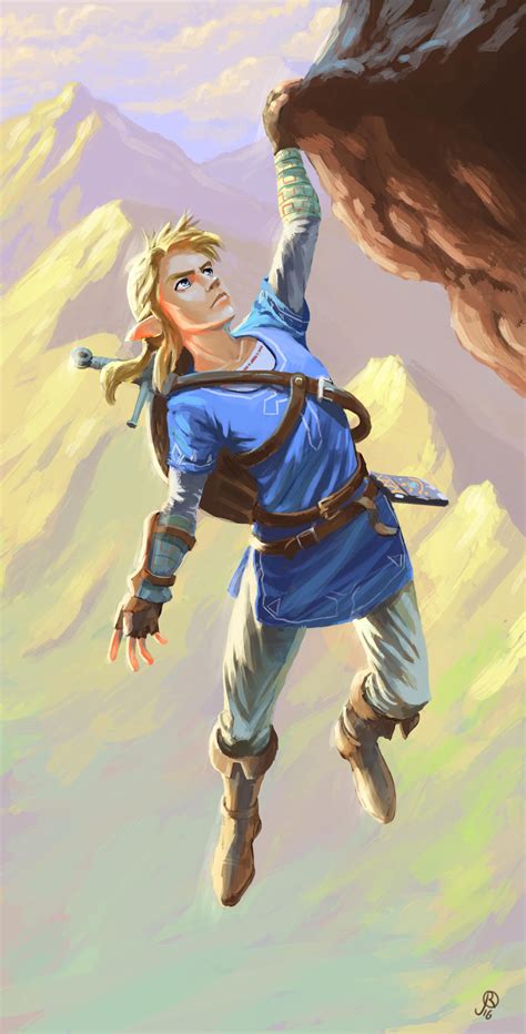 Link Climbing Breath Of The Wild Rlinkiscute