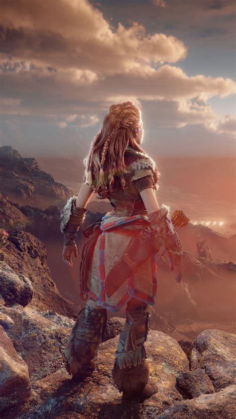 Aloy Horizon Forbidden West Ps5 Playstation 5 Video Game Scenery