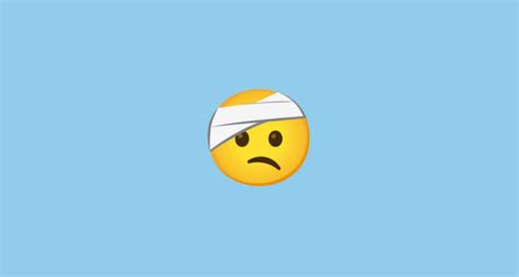 🤕 Face With Head Bandage Emoji On Noto Color Emoji Animated 150