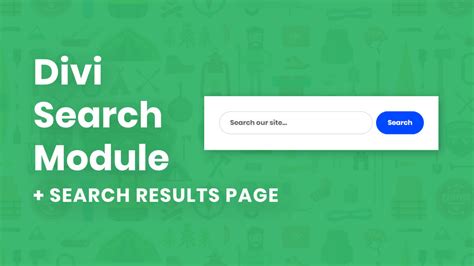 How To Customize And Style The Divi Search Module And Create A Search