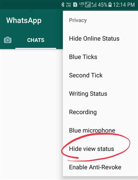 By default, whatsapp status is only activated between two users who have each other's contact details saved in their respective address books. View someone's WhatsApp Status without them knowing on Android