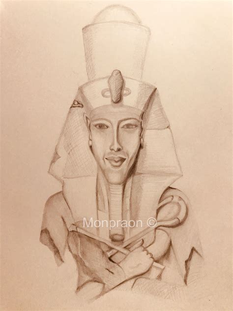Egyptian Pencil Drawing