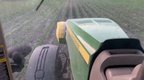 Spraying Corn With The John Deere 8245r Youtube