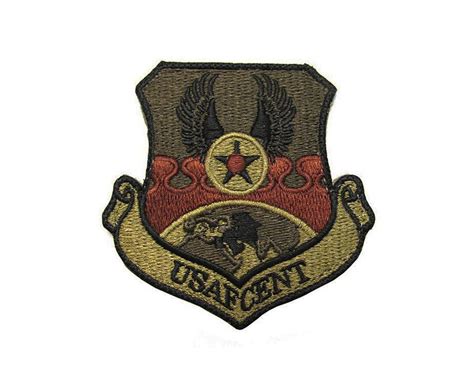 Us Air Force Central Command Ocp Spice Brown Patch With Hook Fastener