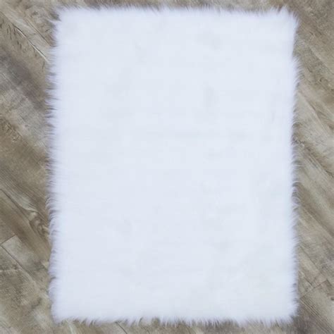 Shop for faux fur area rugs in area rugs. Home Decorators Collection Faux SheepSkin White 8 ft. x 11 ...