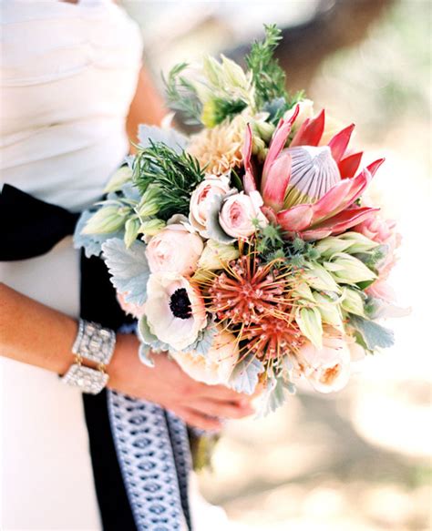 003 20 Protea Wedding Bouquets Southbound Bride