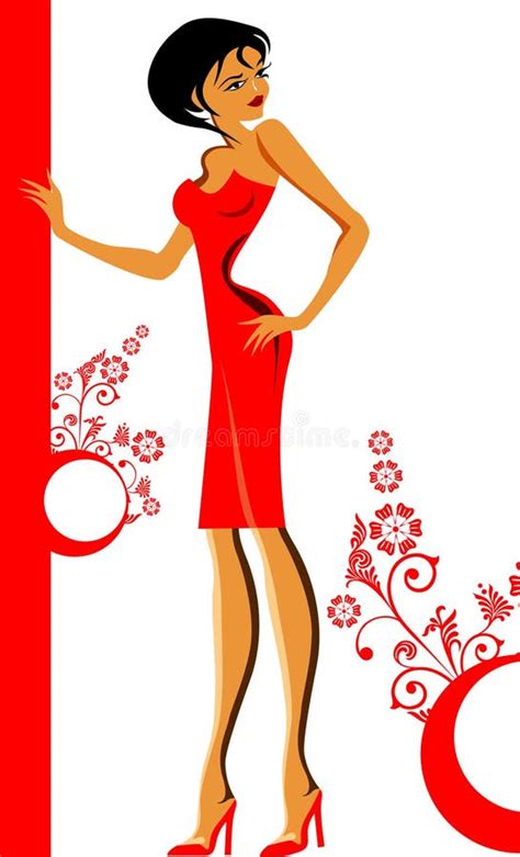 Beautiful Pin Up Girls Stock Vector Illustration Of Design 14408161
