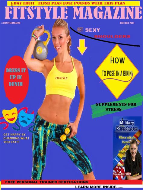Fitstyle Magazine June July 2019 Kindle Edition By Magazine Fitstyle