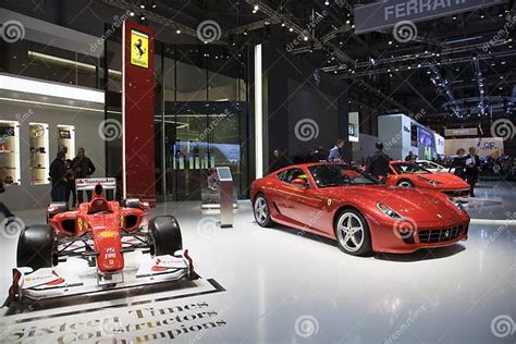 The Ferrari Display Editorial Image Image Of Aggressive 13333565