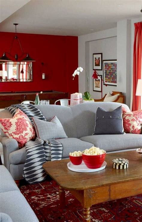 Grey Living Room Ideas Color Schemes Red 2 Living Room Red Living
