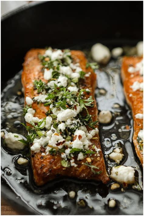 Salmon With Goat Cheese And Herbs Sugar Maple Farmhouse