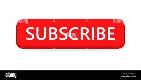 Subscribe Button Vector Illustration Subscribe Icon Isolated Stock
