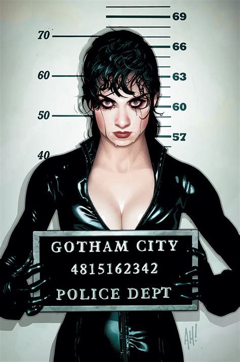 Catwoman Cover By Adam Hughes Comic Art Community Gallery Of Comic Art