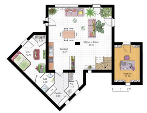 Tous nos plans de maison sont personnalisables en terme de superficie. Plan de maison : Maison moderne | Faire construire sa maison