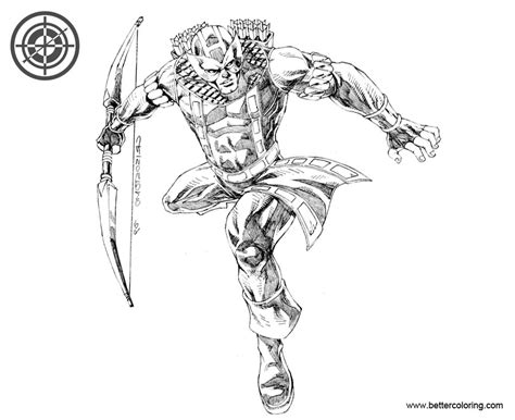 Maybe you would like to learn more about one of these? Hawkeye Coloring Pages by denart - Free Printable Coloring ...