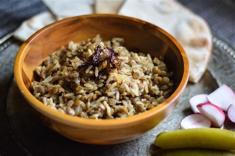 Lebanese Lentils With Rice Simply Lebanese