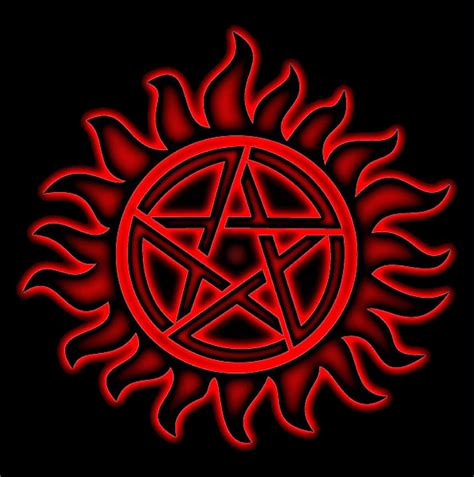 Supernatural Anti Possession Symbol T Shirt Supernatural Tattoo