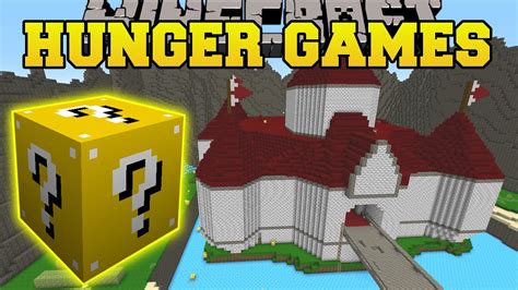Minecraft Princess Peach Castle Hunger Games Lucky Block Mod