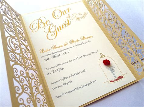 Be Our Guest | Fairytale wedding invitations, Disney invitations, Wedding invitations